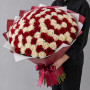 101 белая и красная роза фото 3